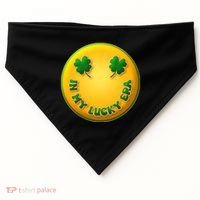 St Patricks Day In My Lucky Era Smiley Emoji USA-Made Doggie Bandana thumb 0
