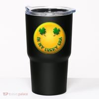 St Patricks Day In My Lucky Era Smiley Emoji Tumbler thumb 0