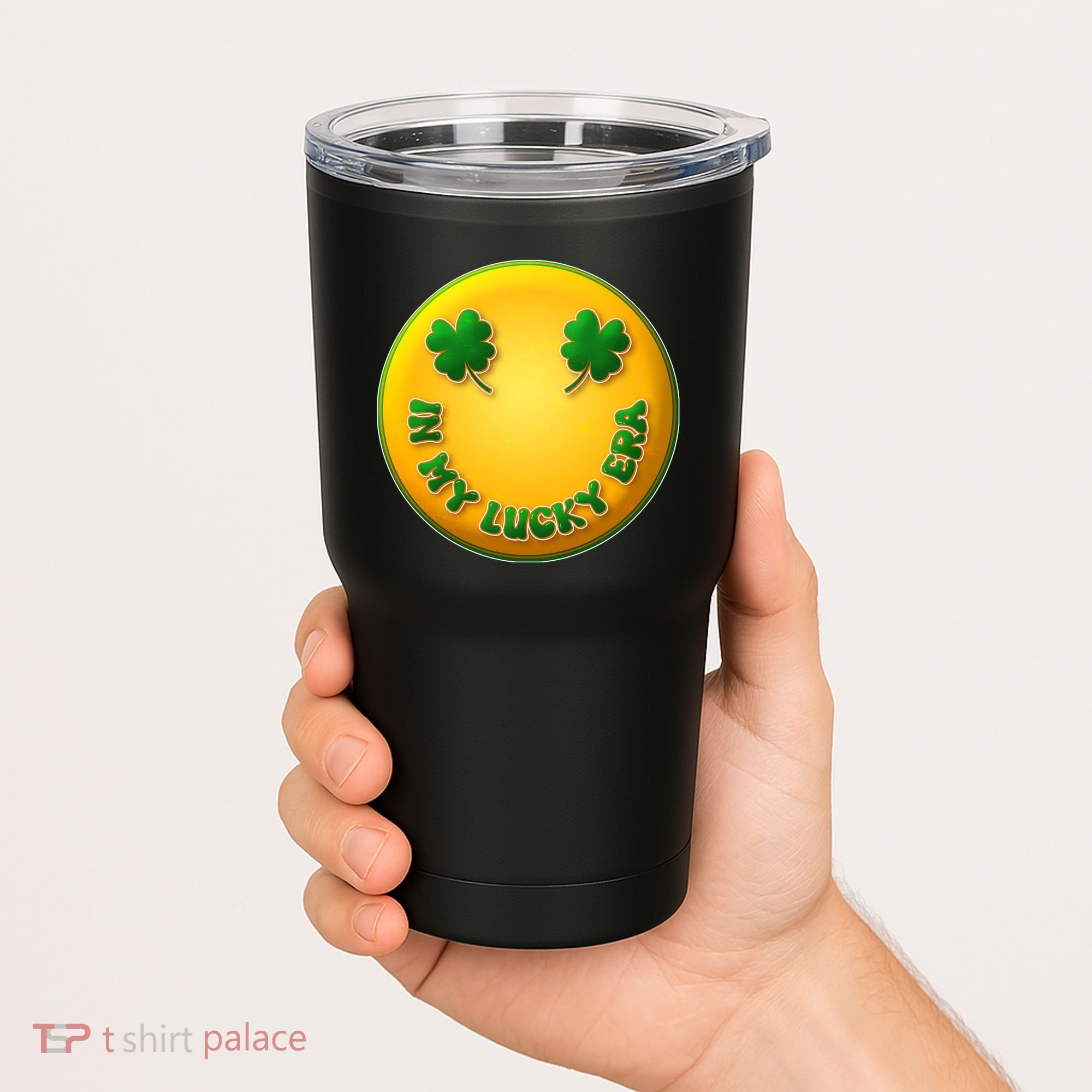 St Patricks Day In My Lucky Era Smiley Emoji Tumbler