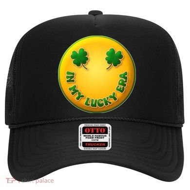 St Patricks Day In My Lucky Era Smiley Emoji Hat