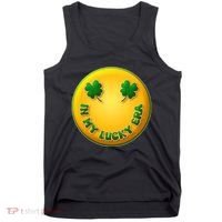 St Patricks Day In My Lucky Era Smiley Emoji Tank Top thumb 0