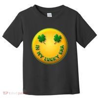 St Patricks Day In My Lucky Era Smiley Emoji Toddler T-Shirt thumb 0