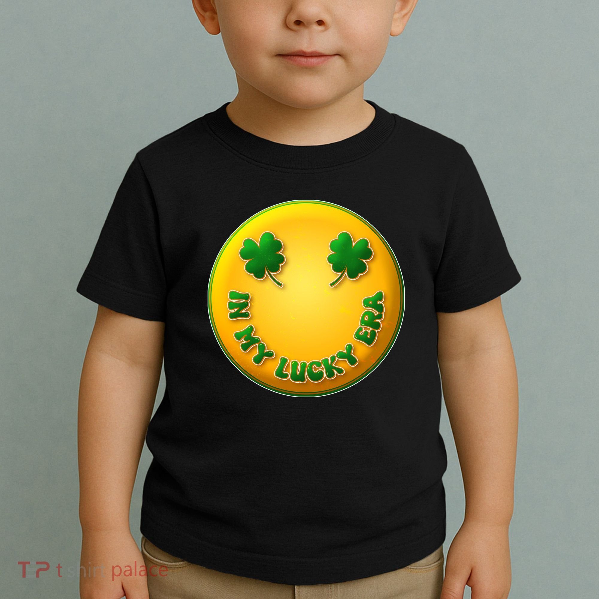 St Patricks Day In My Lucky Era Smiley Emoji Toddler T-Shirt