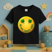 St Patricks Day In My Lucky Era Smiley Emoji Toddler T-Shirt thumb 3