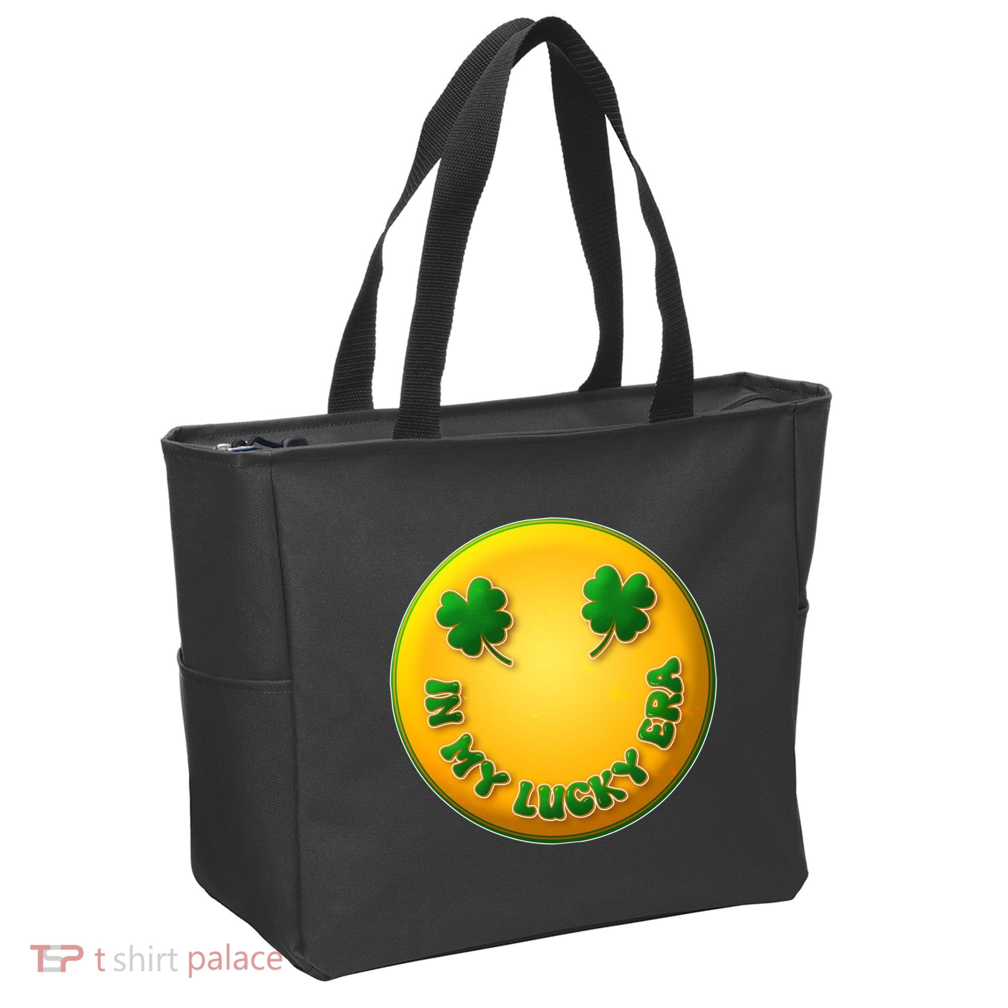 St Patricks Day In My Lucky Era Smiley Emoji Tote Bag