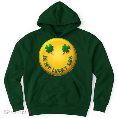 St Patricks Day In My Lucky Era Smiley Emoji Hoodie