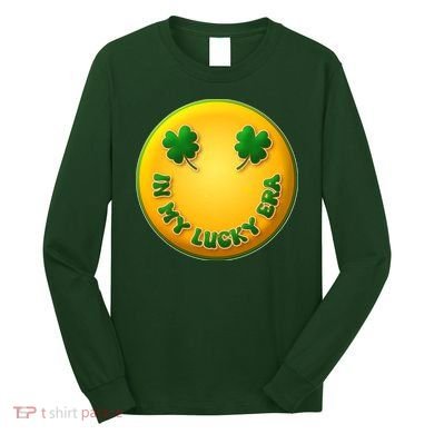 St Patricks Day In My Lucky Era Smiley Emoji Long Sleeve Shirt
