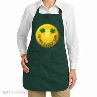 St Patricks Day In My Lucky Era Smiley Emoji Apron thumb 2