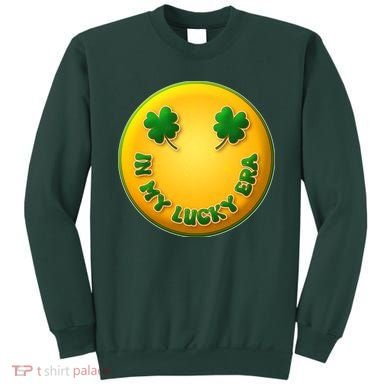 St Patricks Day In My Lucky Era Smiley Emoji Sweatshirt