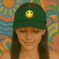 St Patricks Day In My Lucky Era Smiley Emoji Visor thumb 2