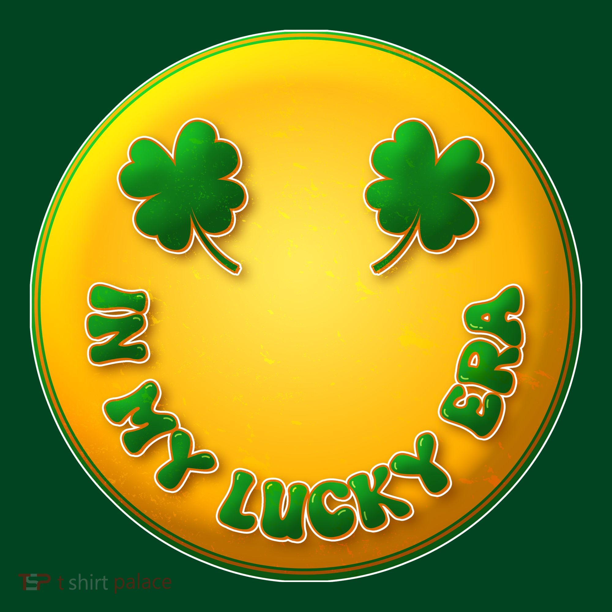 St Patricks Day In My Lucky Era Smiley Emoji Women's T-Shirt