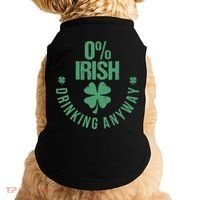 St Patricks Day Funny 0 Irish Pub Shamrock Doggie Tank thumb 0