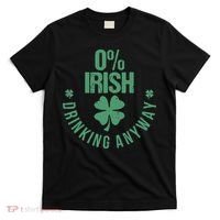 St Patricks Day Funny 0 Irish Pub Shamrock T-Shirt thumb 0
