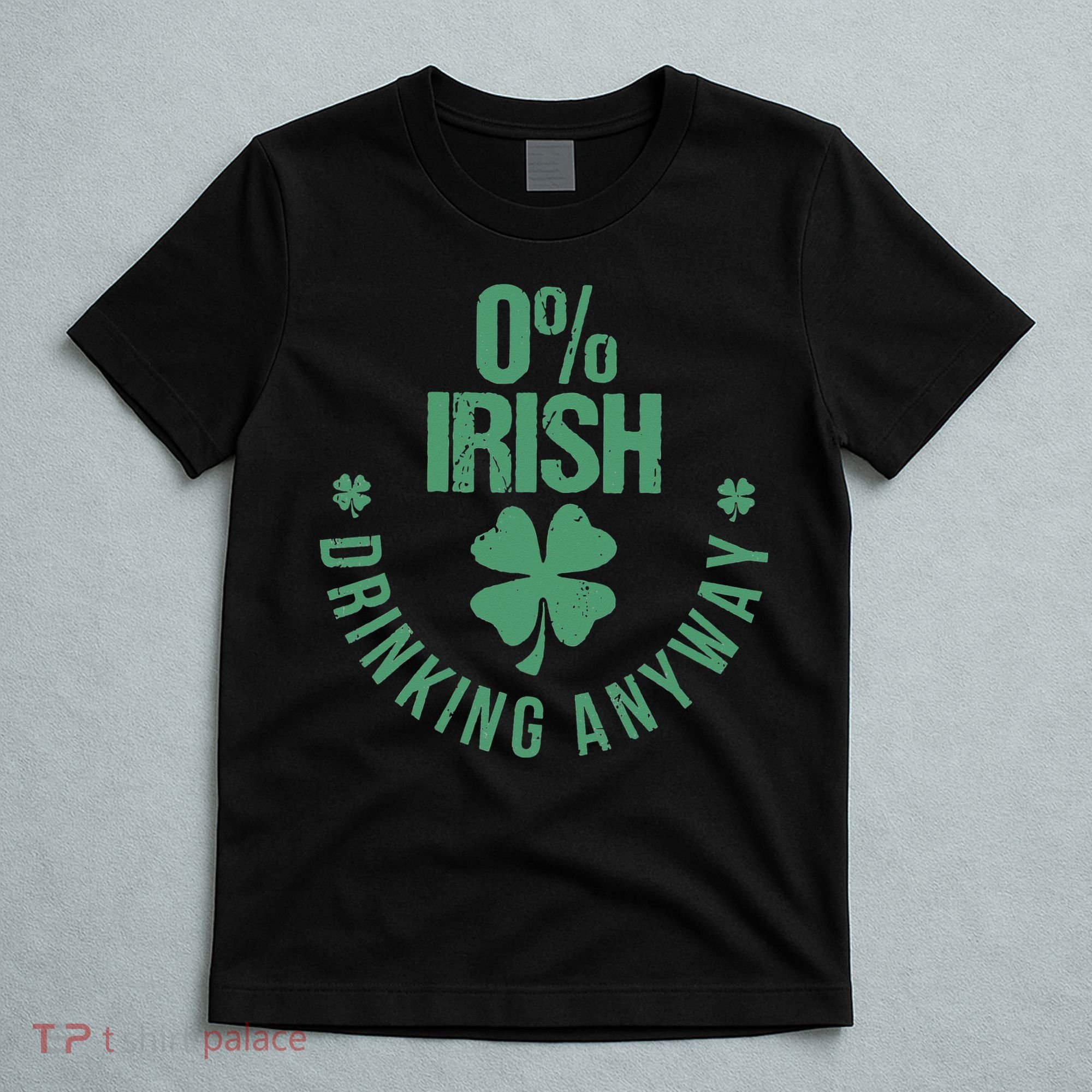 St Patricks Day Funny 0 Irish Pub Shamrock T-Shirt