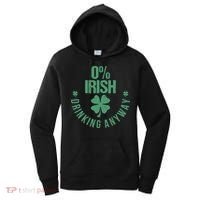 St Patricks Day Funny 0 Irish Pub Shamrock Women's Hoodie thumb 0