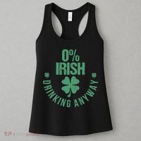 St Patricks Day Funny 0 Irish Pub Shamrock Women's Tank Top thumb 3
