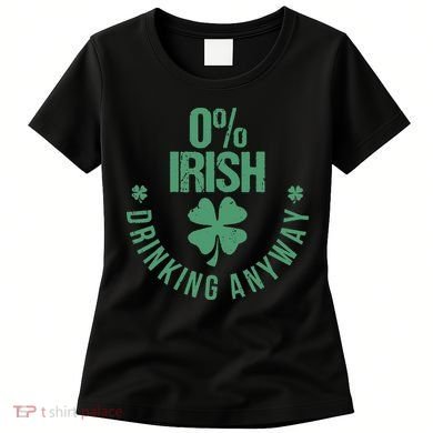 St Patricks Day Funny 0 Irish Pub Shamrock Women's T-Shirt