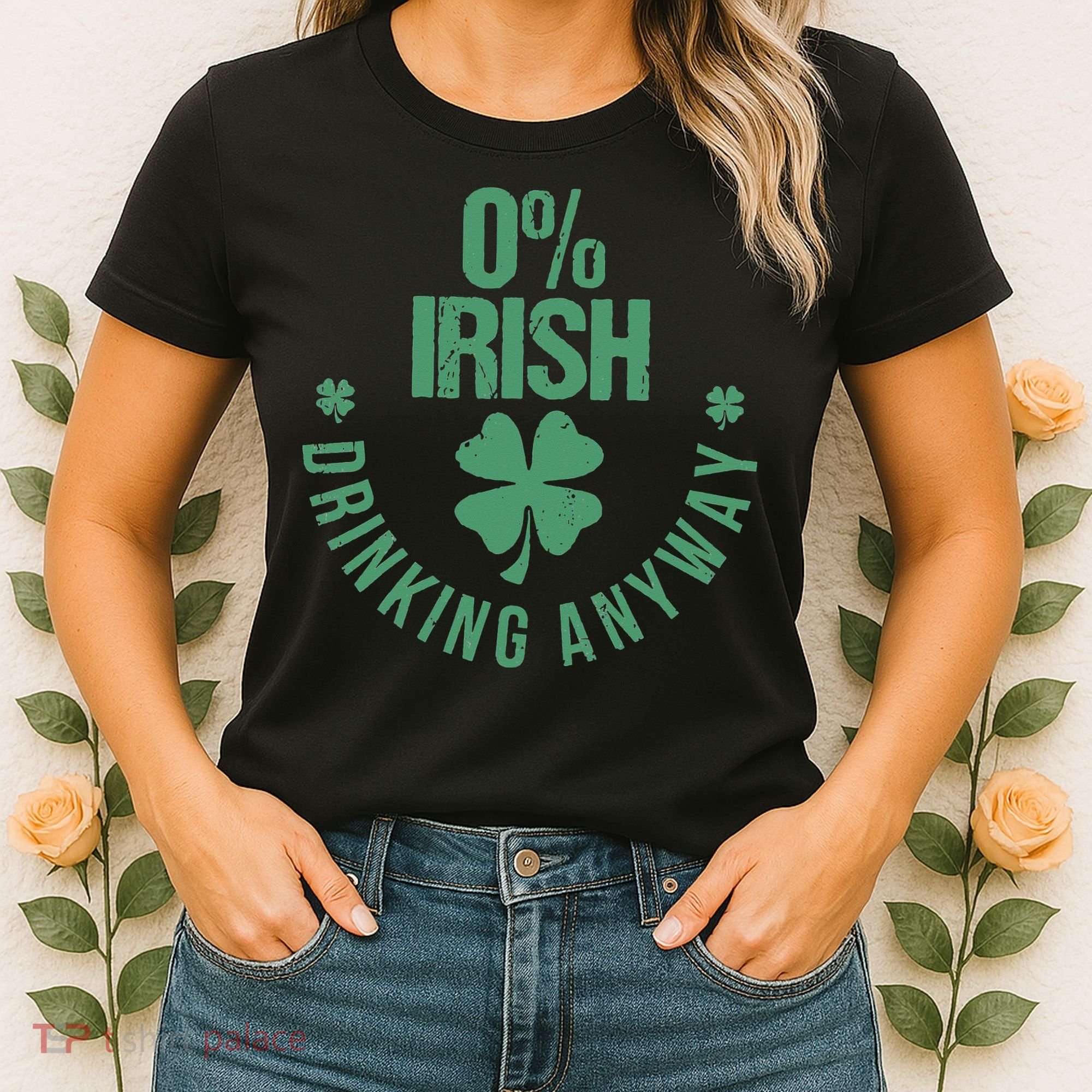 St Patricks Day Funny 0 Irish Pub Shamrock Women's T-Shirt