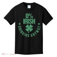 St Patricks Day Funny 0 Irish Pub Shamrock Kids T-Shirt thumb 0