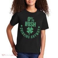 St Patricks Day Funny 0 Irish Pub Shamrock Kids T-Shirt thumb 2
