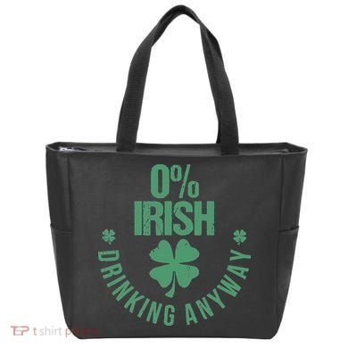 St Patricks Day Funny 0 Irish Pub Shamrock Tote Bag