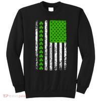 St Patricks Day American Flag Clovers Sweatshirt thumb 0