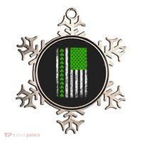 St Patricks Day American Flag Clovers Ornament thumb 0
