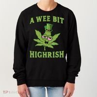 St Patricks Day, A Wee Bit, Funny St Patricks Day Women's Sweatshirt thumb 0