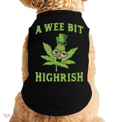 St Patricks Day, A Wee Bit, Funny St Patricks Day Doggie Tank
