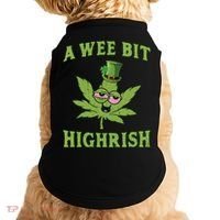 St Patricks Day, A Wee Bit, Funny St Patricks Day Doggie Tank thumb 0