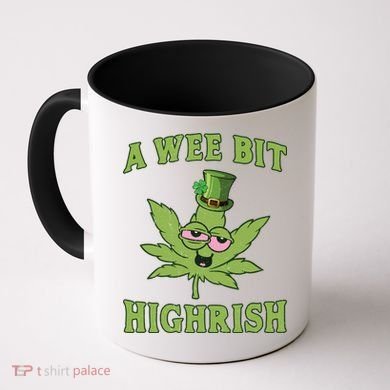 St Patricks Day, A Wee Bit, Funny St Patricks Day Coffee Mug