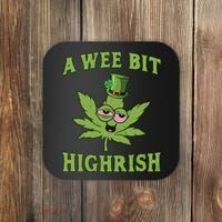 St Patricks Day, A Wee Bit, Funny St Patricks Day Coaster thumb 0