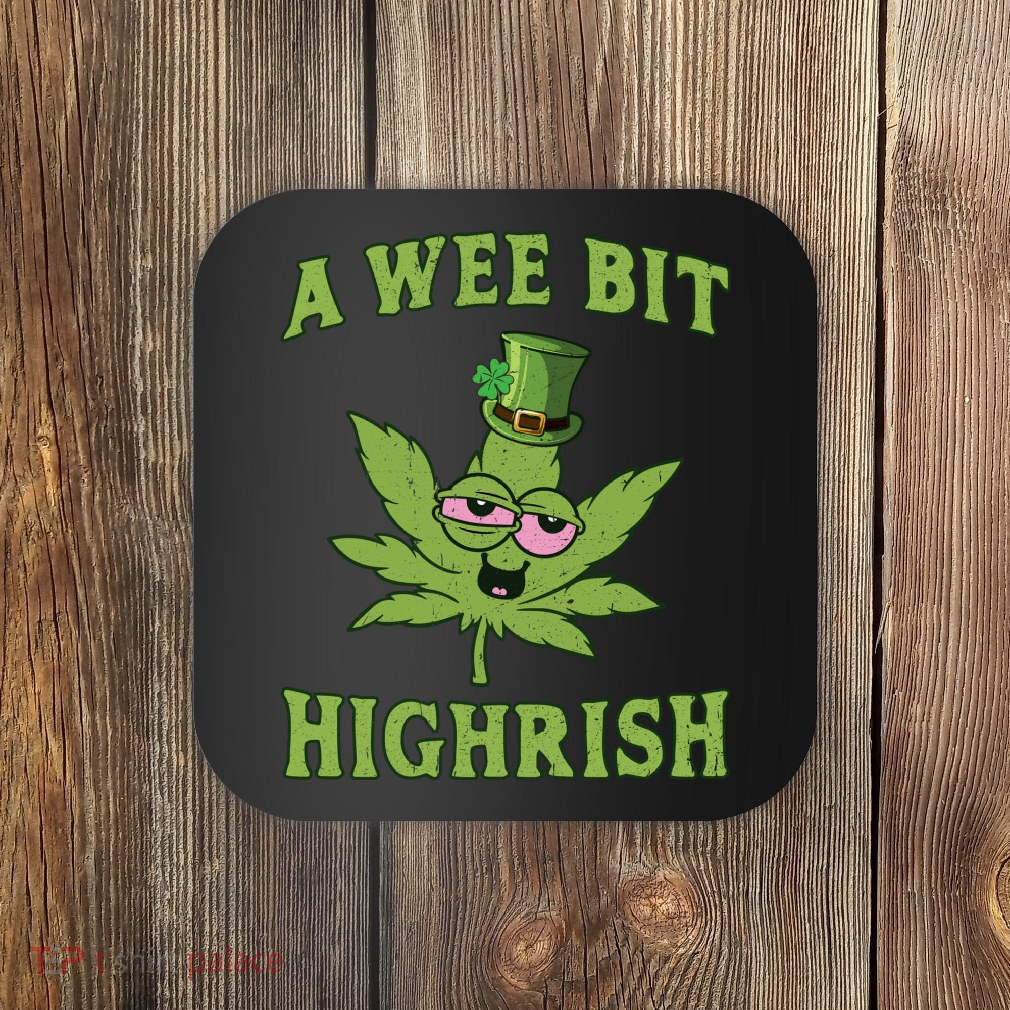 St Patricks Day, A Wee Bit, Funny St Patricks Day Coaster