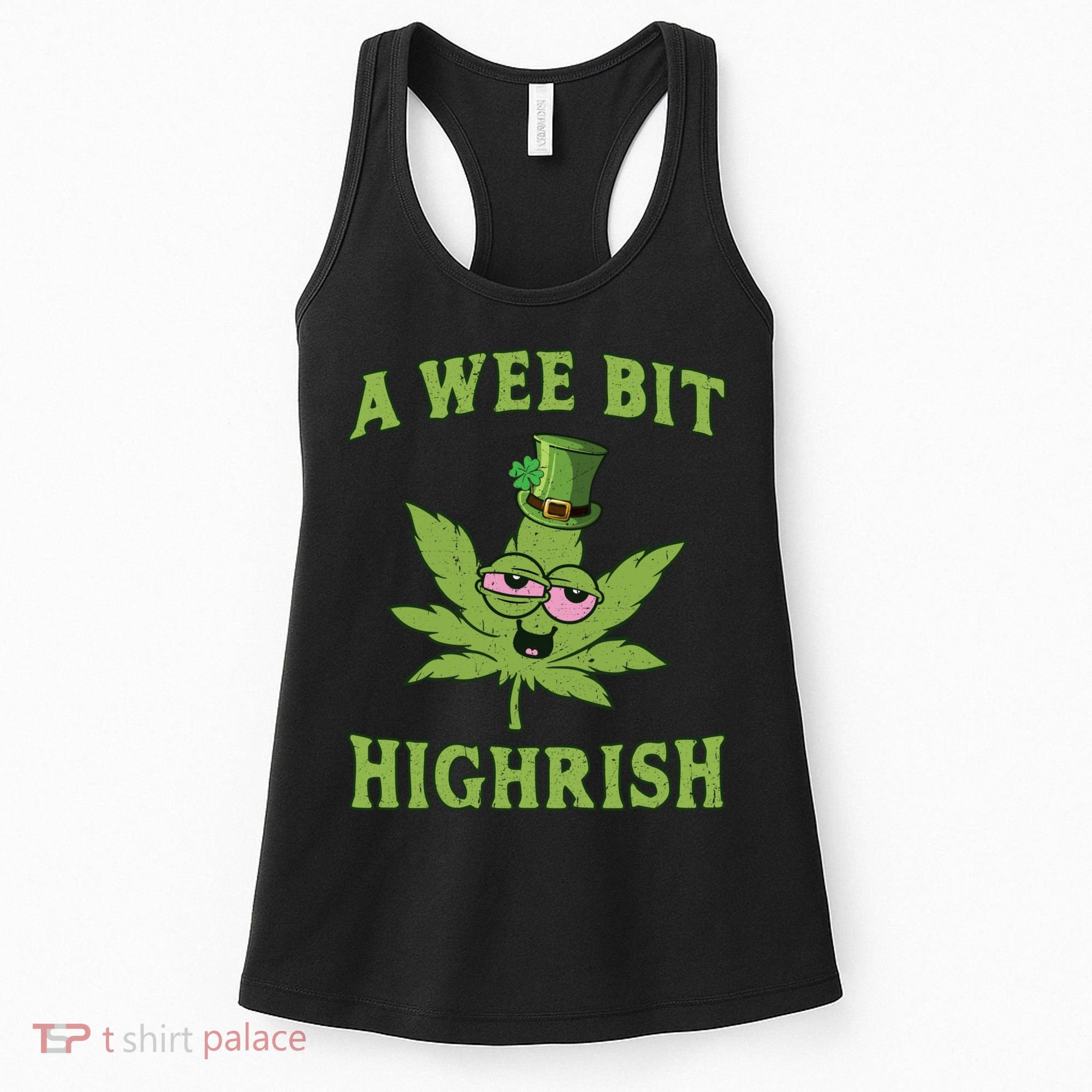 St Patricks Day, A Wee Bit, Funny St Patricks Day Women's Tank Top