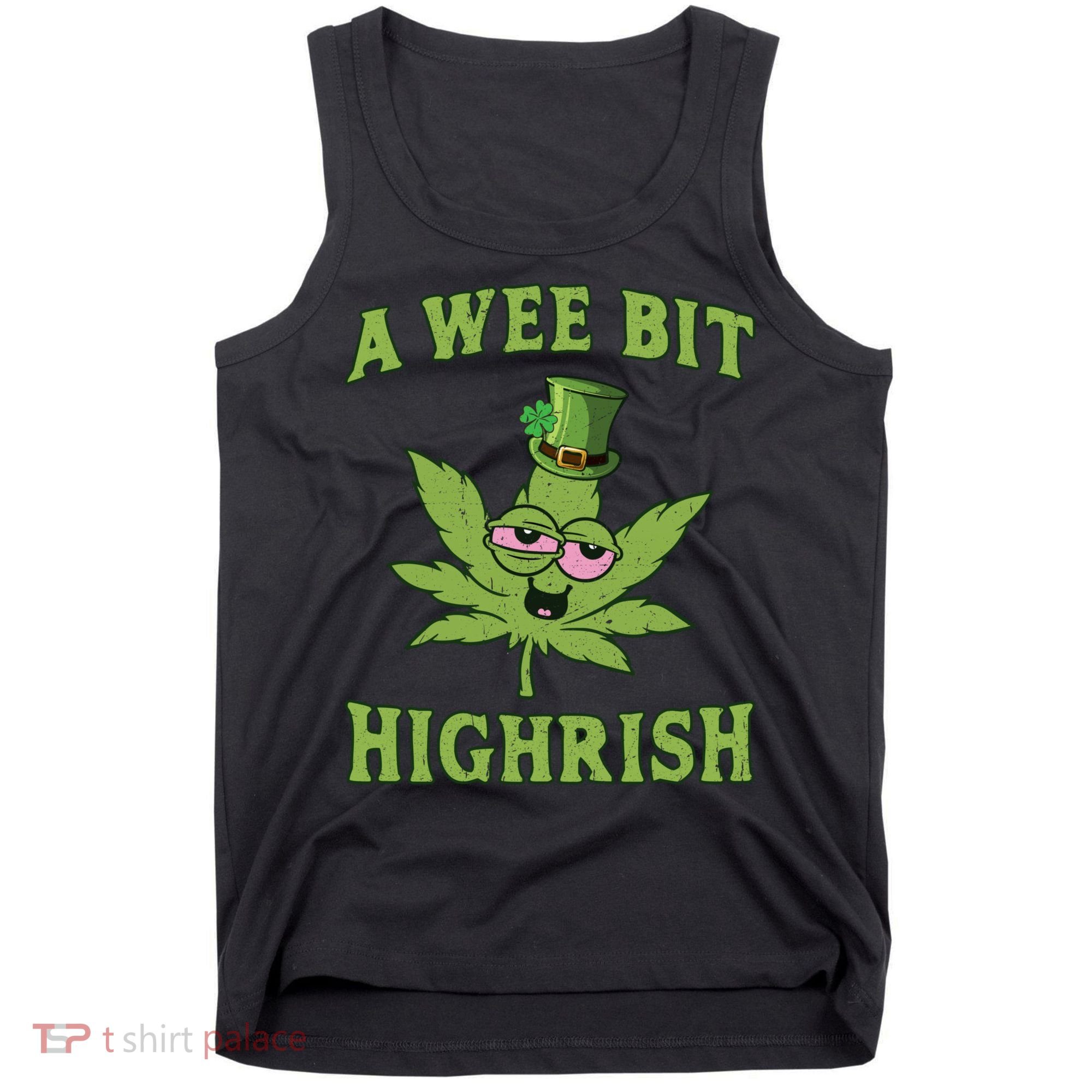St Patricks Day, A Wee Bit, Funny St Patricks Day Tank Top