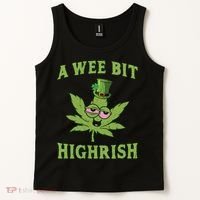 St Patricks Day, A Wee Bit, Funny St Patricks Day Tank Top thumb 2