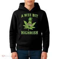 St Patricks Day, A Wee Bit, Funny St Patricks Day Kids Hoodie thumb 4