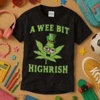 St Patricks Day, A Wee Bit, Funny St Patricks Day Kids T-Shirt thumb 3