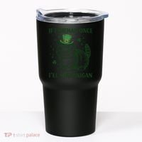 St Patricks Day If I Shenan Once I’Ll Shenanigan Funny Cat Tumbler thumb 0