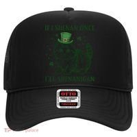 St Patricks Day If I Shenan Once I’Ll Shenanigan Funny Cat Hat thumb 0