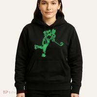 St Patricks Day Hockey Irish Saint Paddy's Shamrock Hoodie thumb 5