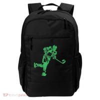 St Patricks Day Hockey Irish Saint Paddy's Shamrock Backpack thumb 0
