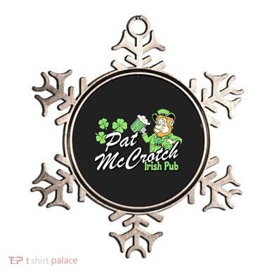 St. PattyS Day Pat Mccrotch Irish Pub Lucky Clover Ornament