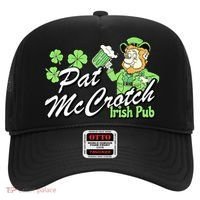 St. PattyS Day Pat Mccrotch Irish Pub Lucky Clover Hat thumb 0