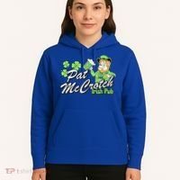St. PattyS Day Pat Mccrotch Irish Pub Lucky Clover Hoodie thumb 5