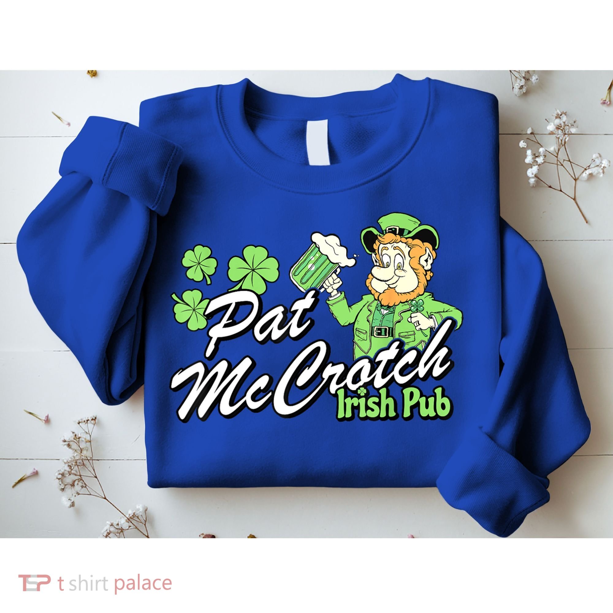 St. PattyS Day Pat Mccrotch Irish Pub Lucky Clover Sweatshirt