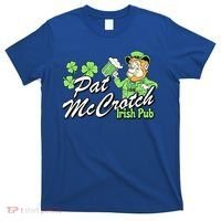 St. PattyS Day Pat Mccrotch Irish Pub Lucky Clover T-Shirt thumb 0