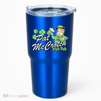St. PattyS Day Pat Mccrotch Irish Pub Lucky Clover Tumbler thumb 0