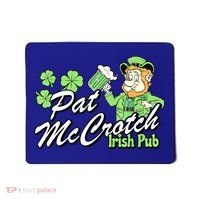 St. PattyS Day Pat Mccrotch Irish Pub Lucky Clover Mousepad thumb 0