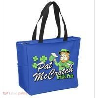 St. PattyS Day Pat Mccrotch Irish Pub Lucky Clover Tote Bag thumb 2